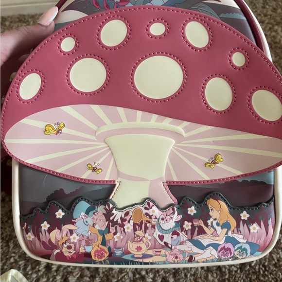 Loungefly Alice in Wonderland Tea Time Backpack - Picture 11 of 11